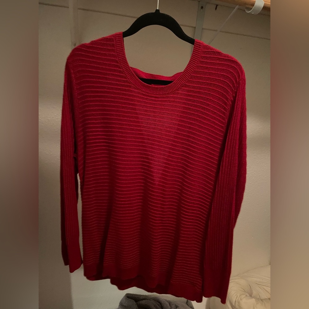 Red sweater